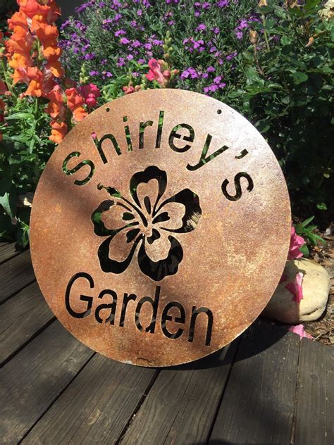 personalized metal signs for outdoors